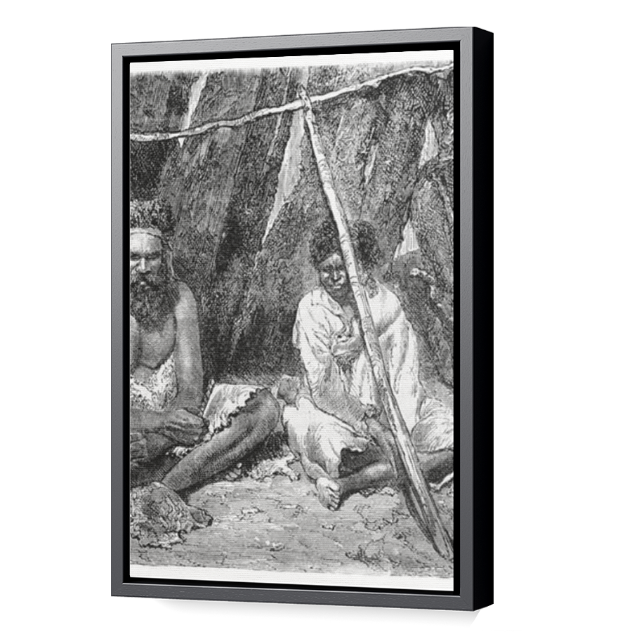 Thumbnail for Canvas - Black Floating Frame