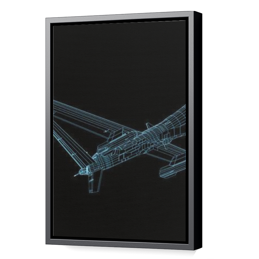 Thumbnail for Canvas - Black Floating Frame