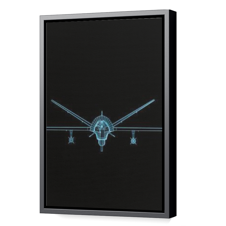 Thumbnail for Canvas - Black Floating Frame