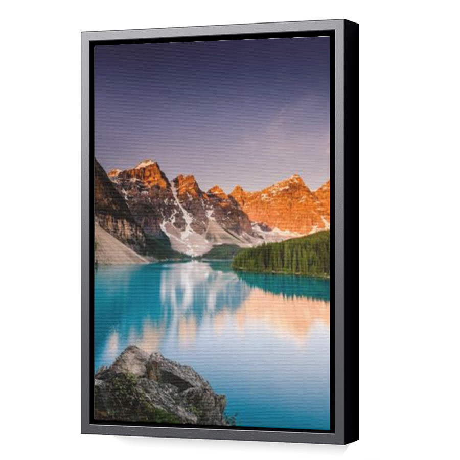 Thumbnail for Canvas - Black Floating Frame