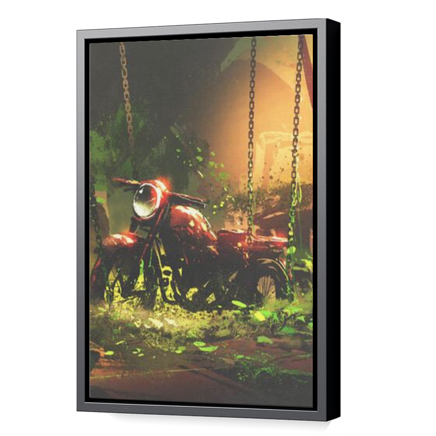 Thumbnail for Canvas - Black Floating Frame