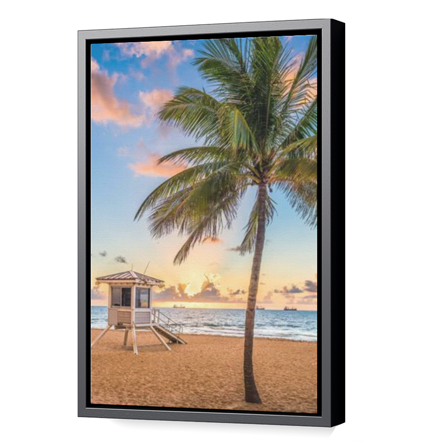Thumbnail for Canvas - Black Floating Frame
