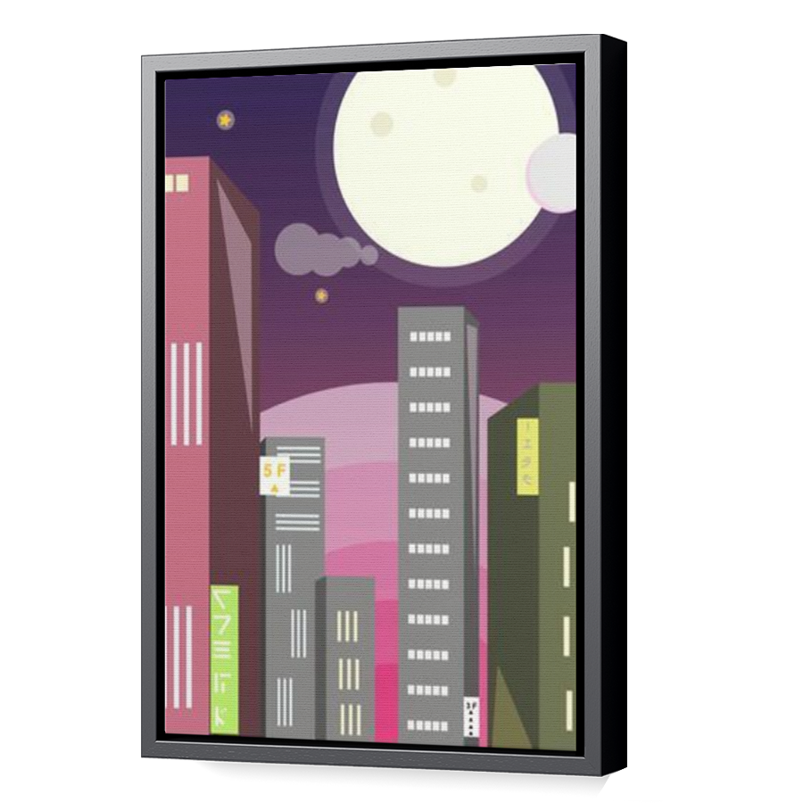 Thumbnail for Canvas - Black Floating Frame