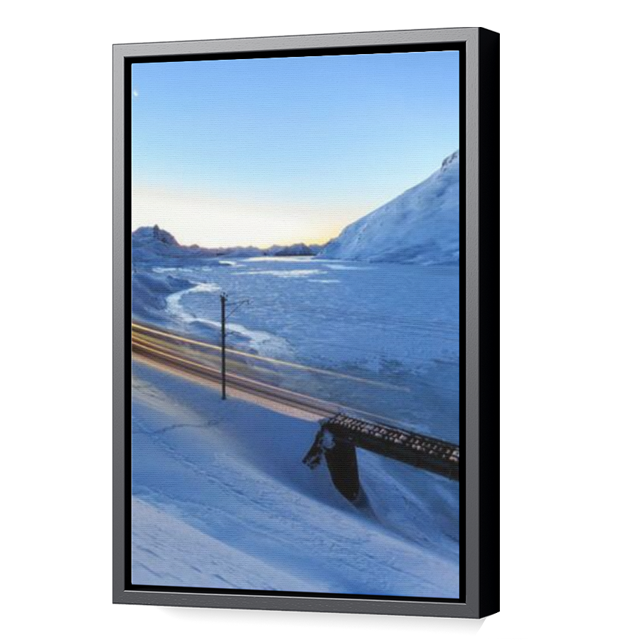 Thumbnail for Canvas - Black Floating Frame