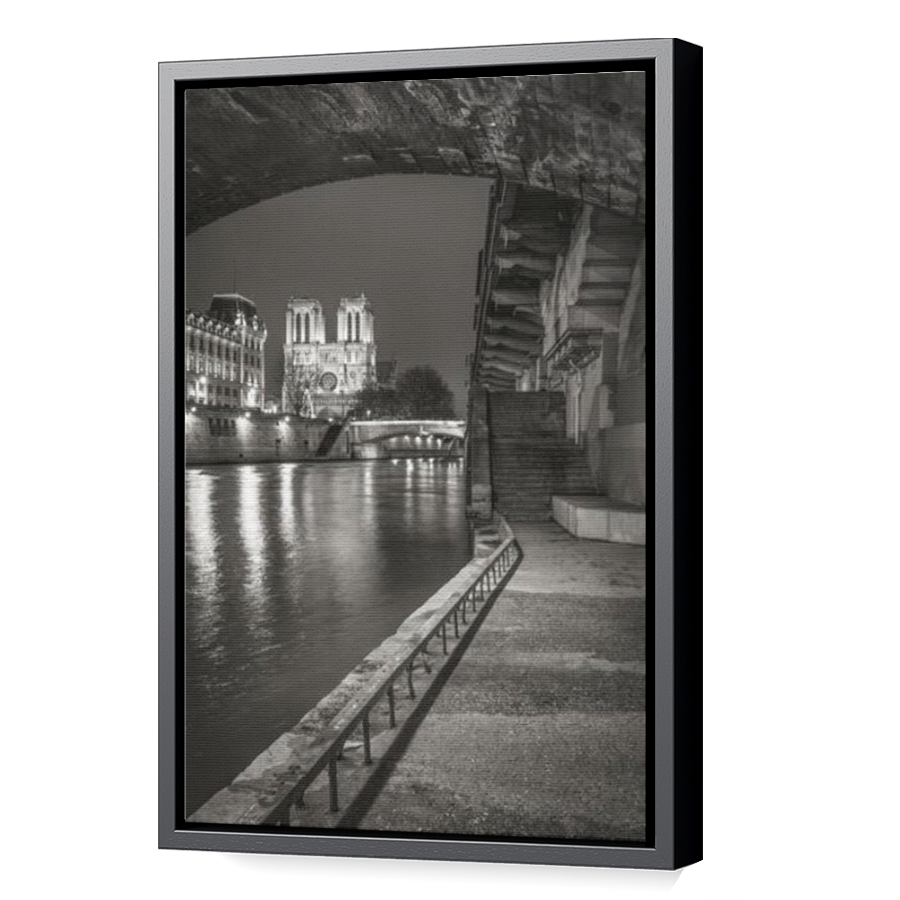 Thumbnail for Canvas - Black Floating Frame