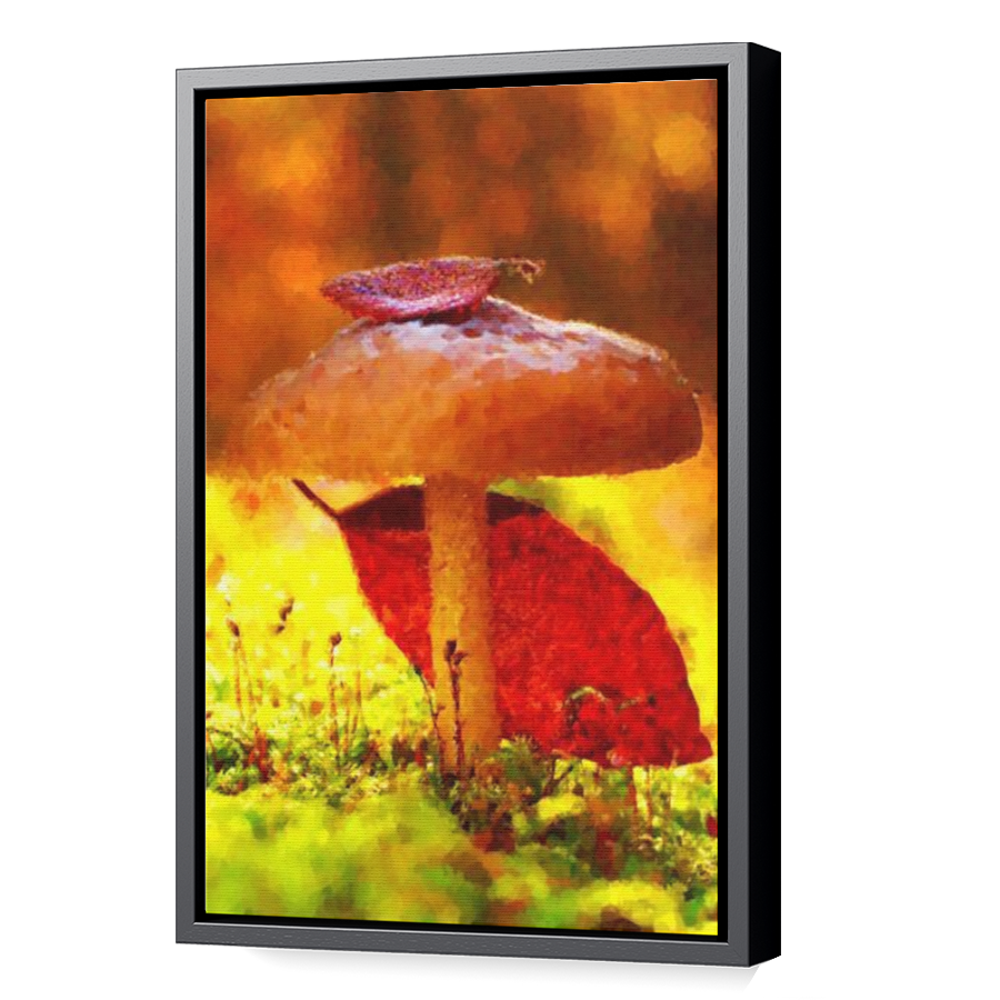 Thumbnail for Canvas - Black Floating Frame