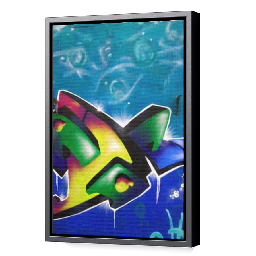 Thumbnail for Canvas - Black Floating Frame