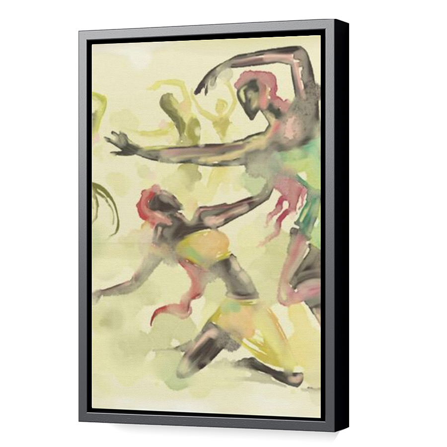 Thumbnail for Canvas - Black Floating Frame