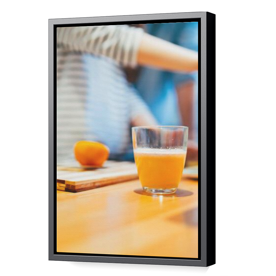 Thumbnail for Canvas - Black Floating Frame