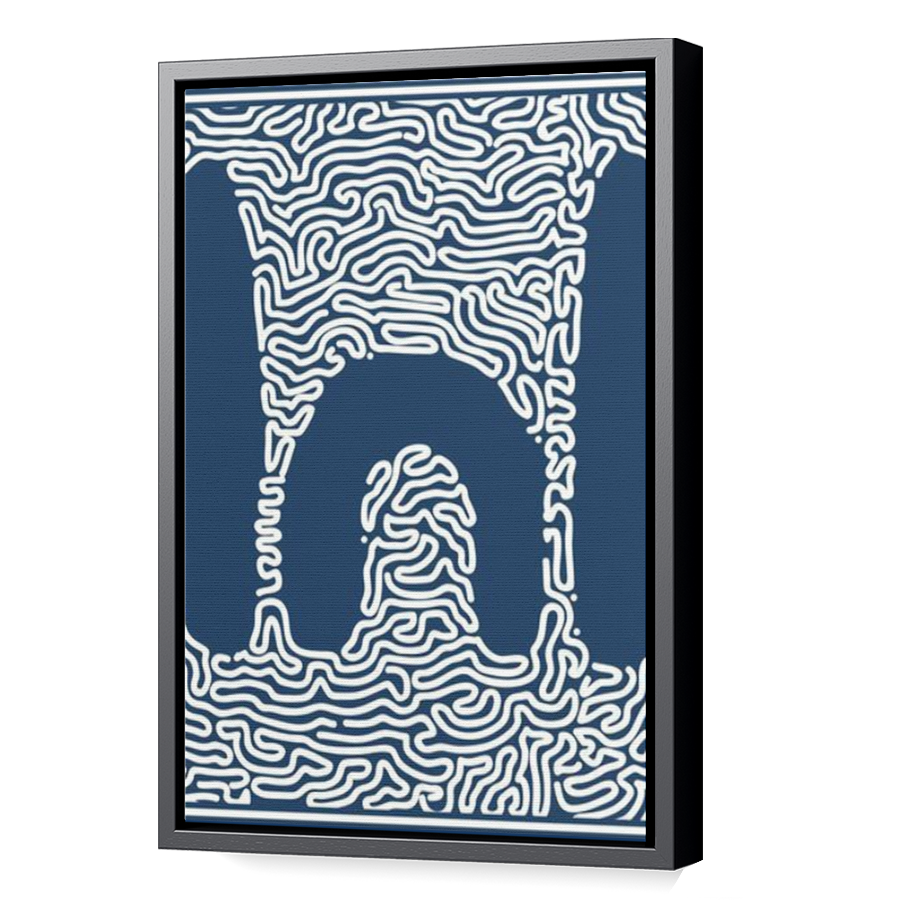 Thumbnail for Canvas - Black Floating Frame