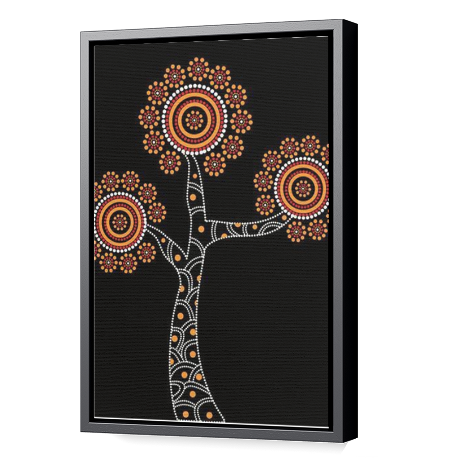 Thumbnail for Canvas - Black Floating Frame