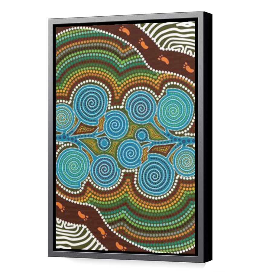 Thumbnail for Canvas - Black Floating Frame