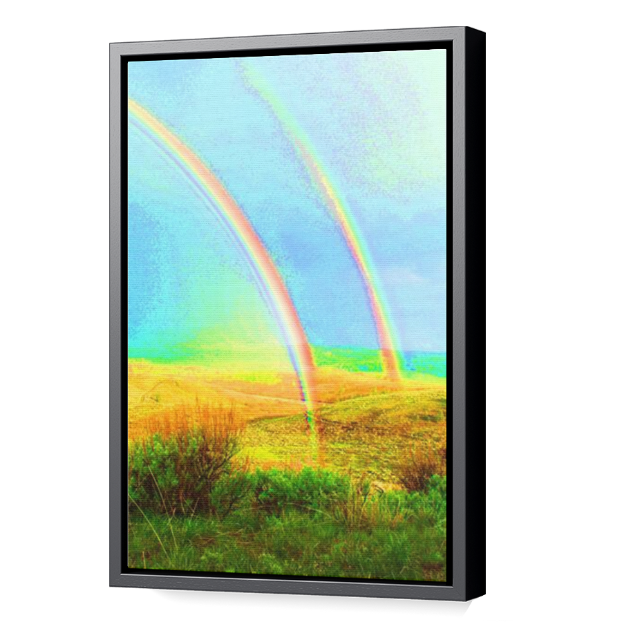 Thumbnail for Canvas - Black Floating Frame