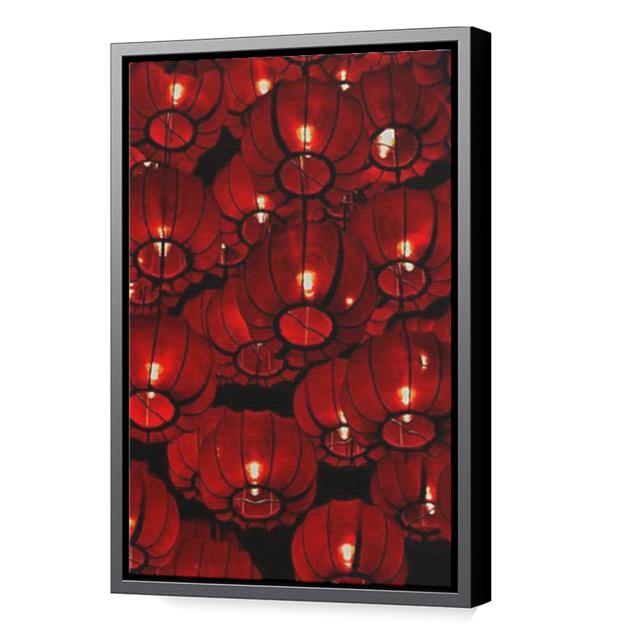 Thumbnail for Canvas - Black Floating Frame
