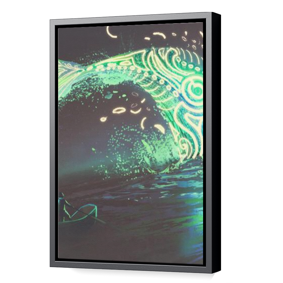 Thumbnail for Canvas - Black Floating Frame