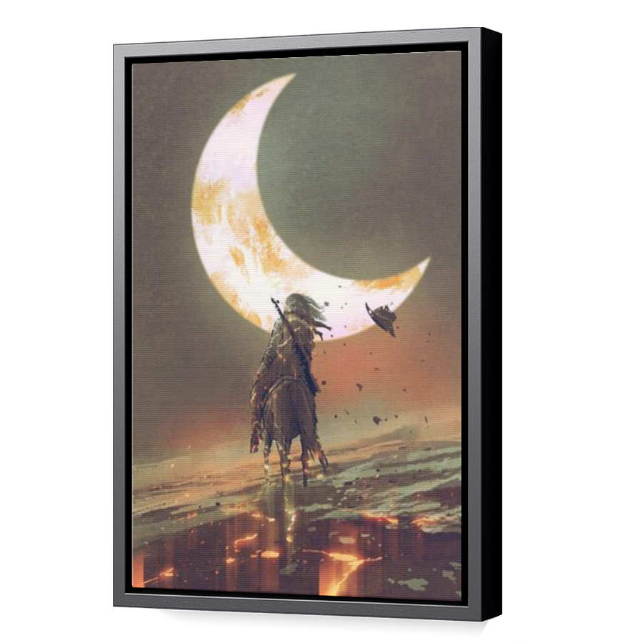 Thumbnail for Canvas - Black Floating Frame