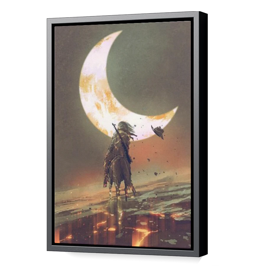 Thumbnail for Canvas - Black Floating Frame