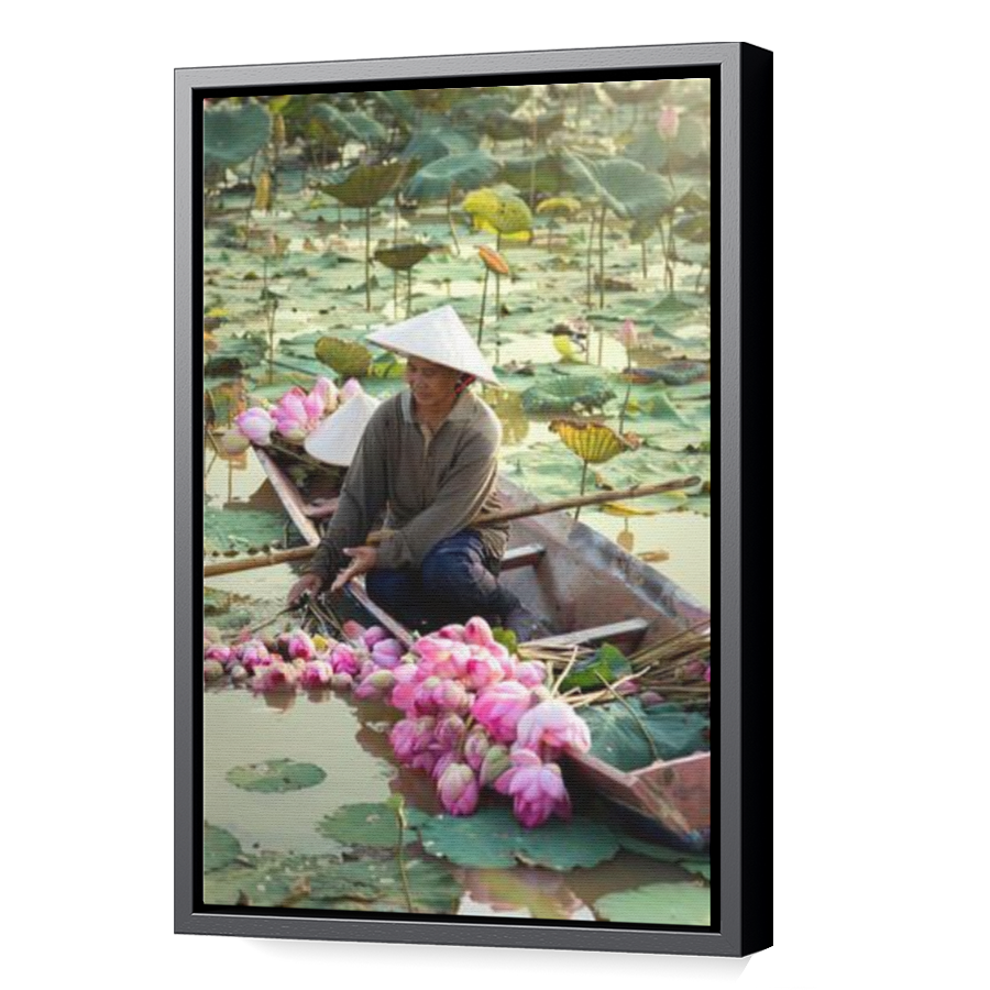 Thumbnail for Canvas - Black Floating Frame