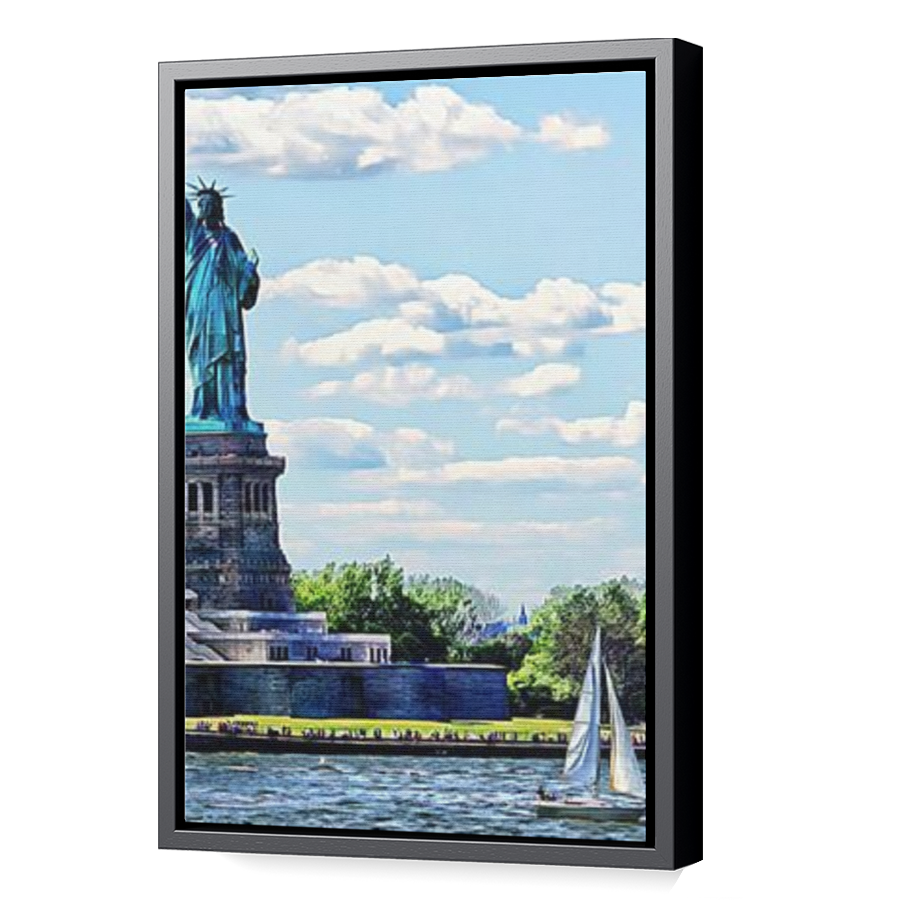 Thumbnail for Canvas - Black Floating Frame