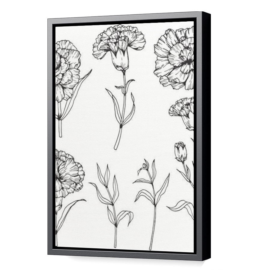Thumbnail for Canvas - Black Floating Frame