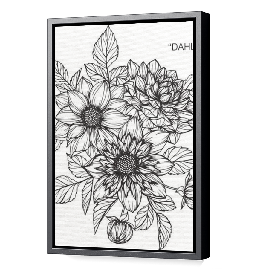 Thumbnail for Canvas - Black Floating Frame