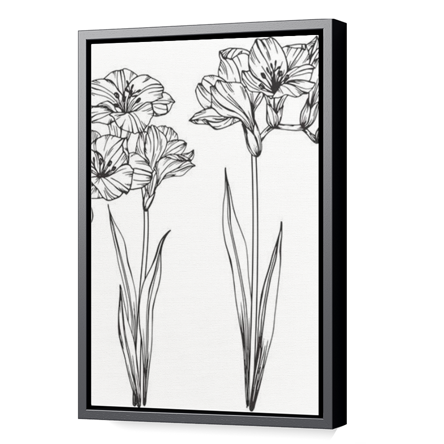 Thumbnail for Canvas - Black Floating Frame