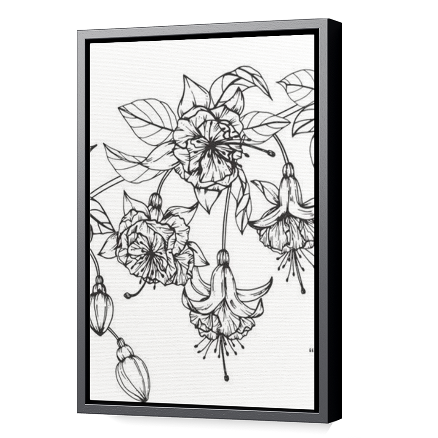 Thumbnail for Canvas - Black Floating Frame
