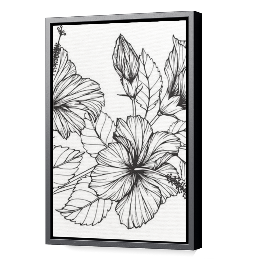 Thumbnail for Canvas - Black Floating Frame