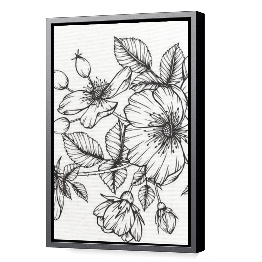 Thumbnail for Canvas - Black Floating Frame