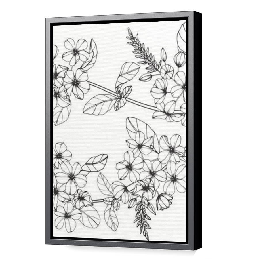 Thumbnail for Canvas - Black Floating Frame