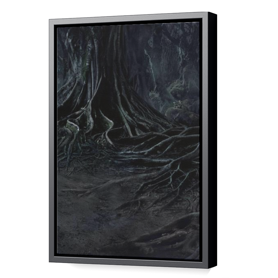 Thumbnail for Canvas - Black Floating Frame