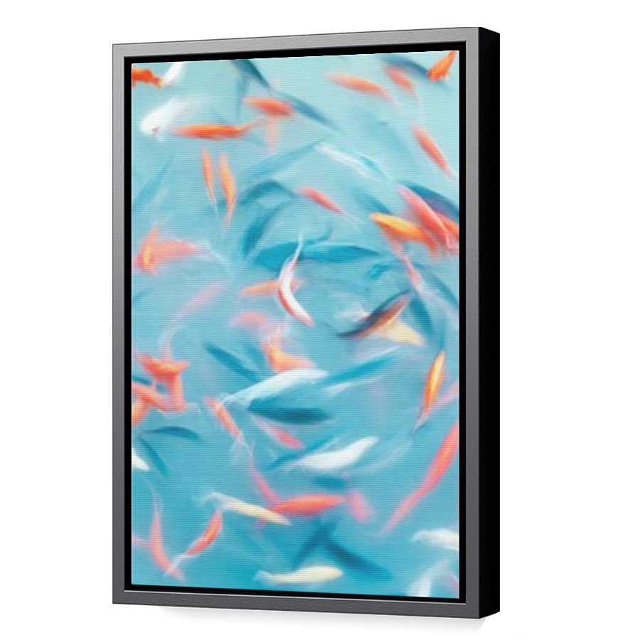 Thumbnail for Canvas - Black Floating Frame