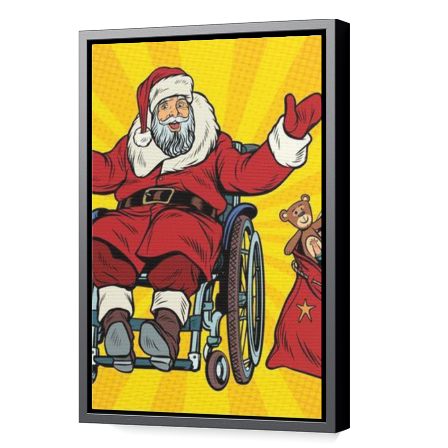 Thumbnail for Canvas - Black Floating Frame