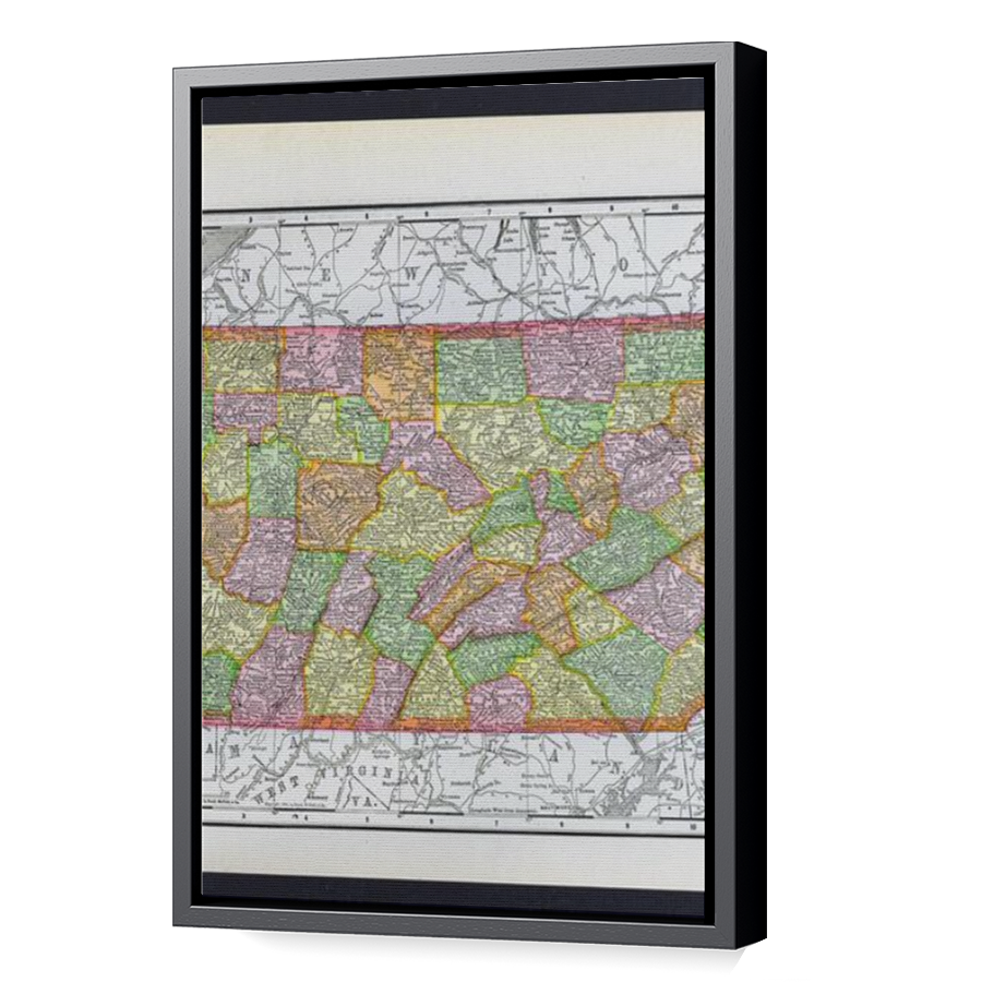 Thumbnail for Canvas - Black Floating Frame
