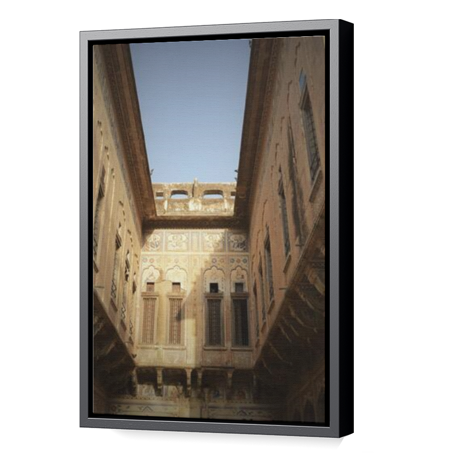 Thumbnail for Canvas - Black Floating Frame