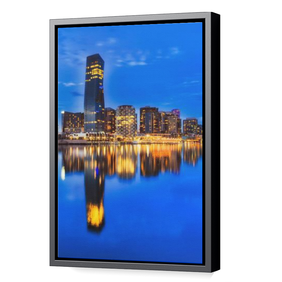 Thumbnail for Canvas - Black Floating Frame