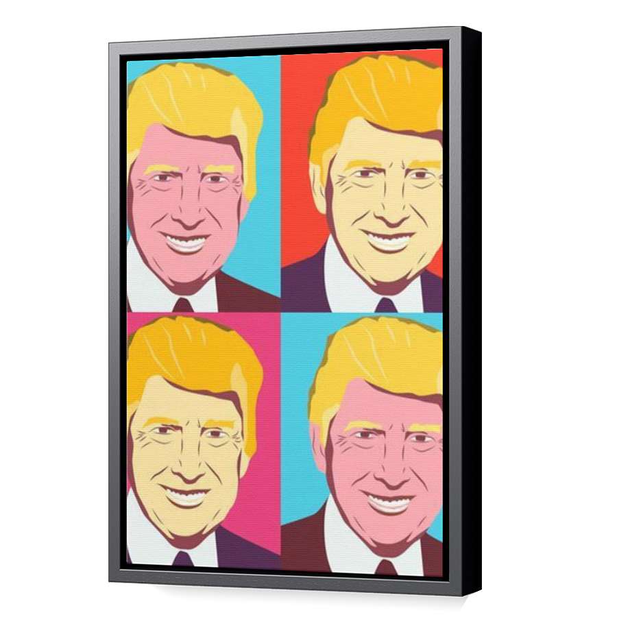 Thumbnail for Canvas - Black Floating Frame