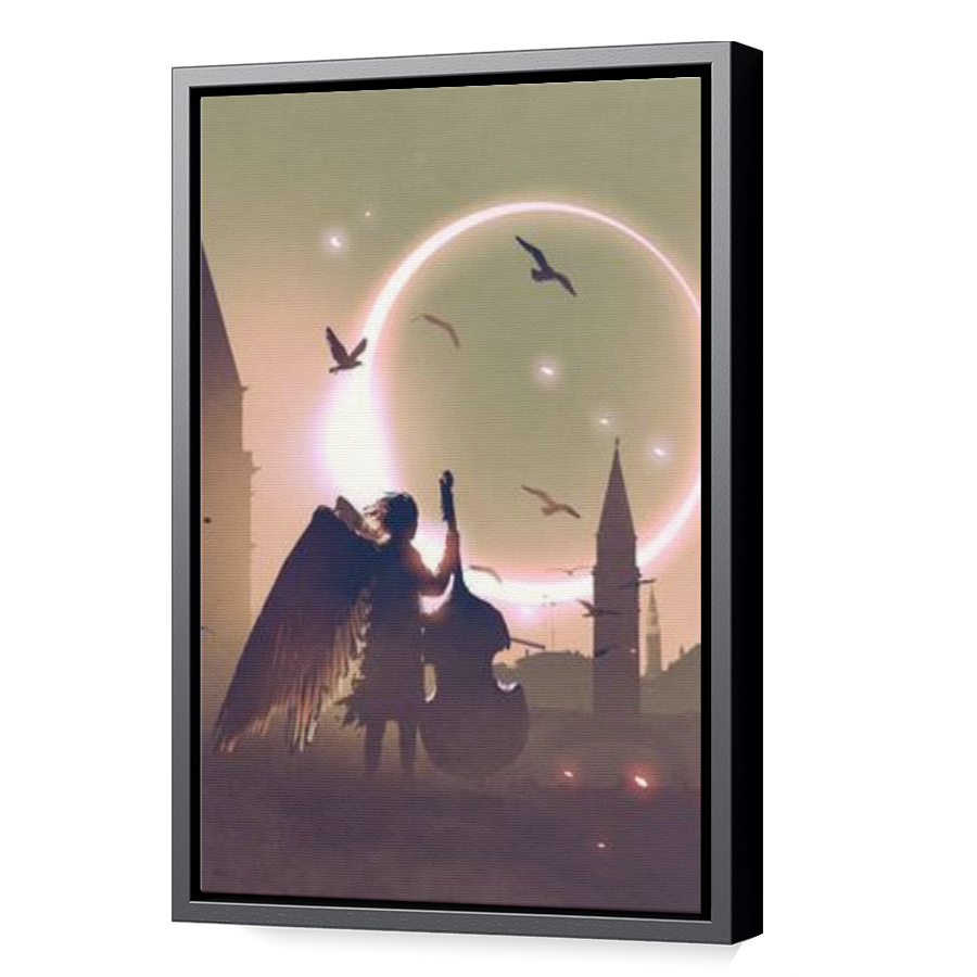 Thumbnail for Canvas - Black Floating Frame