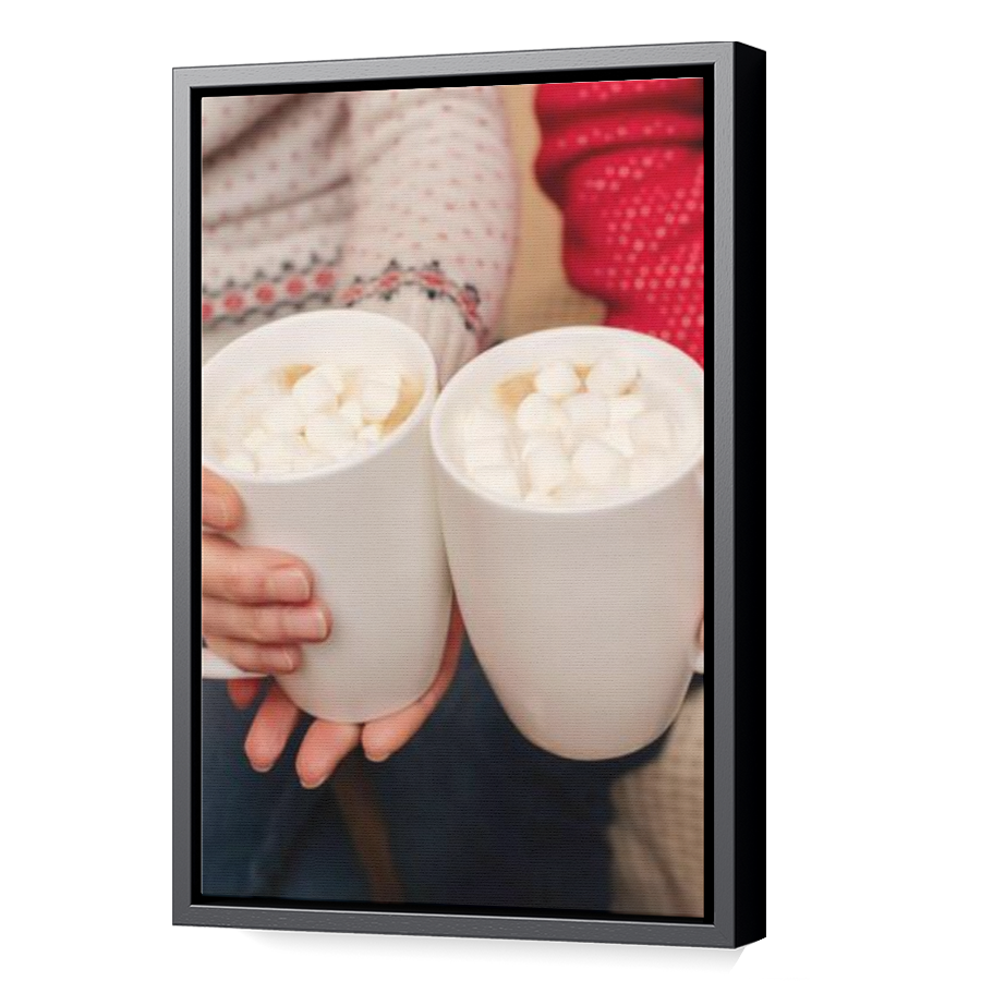 Thumbnail for Canvas - Black Floating Frame