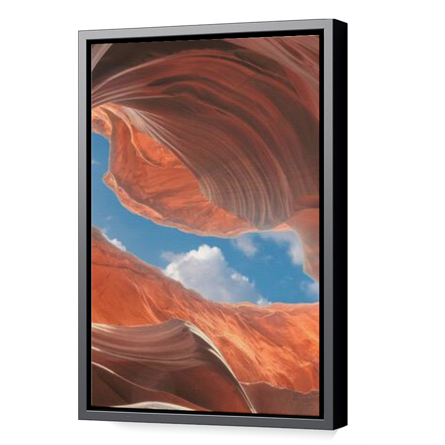 Thumbnail for Canvas - Black Floating Frame