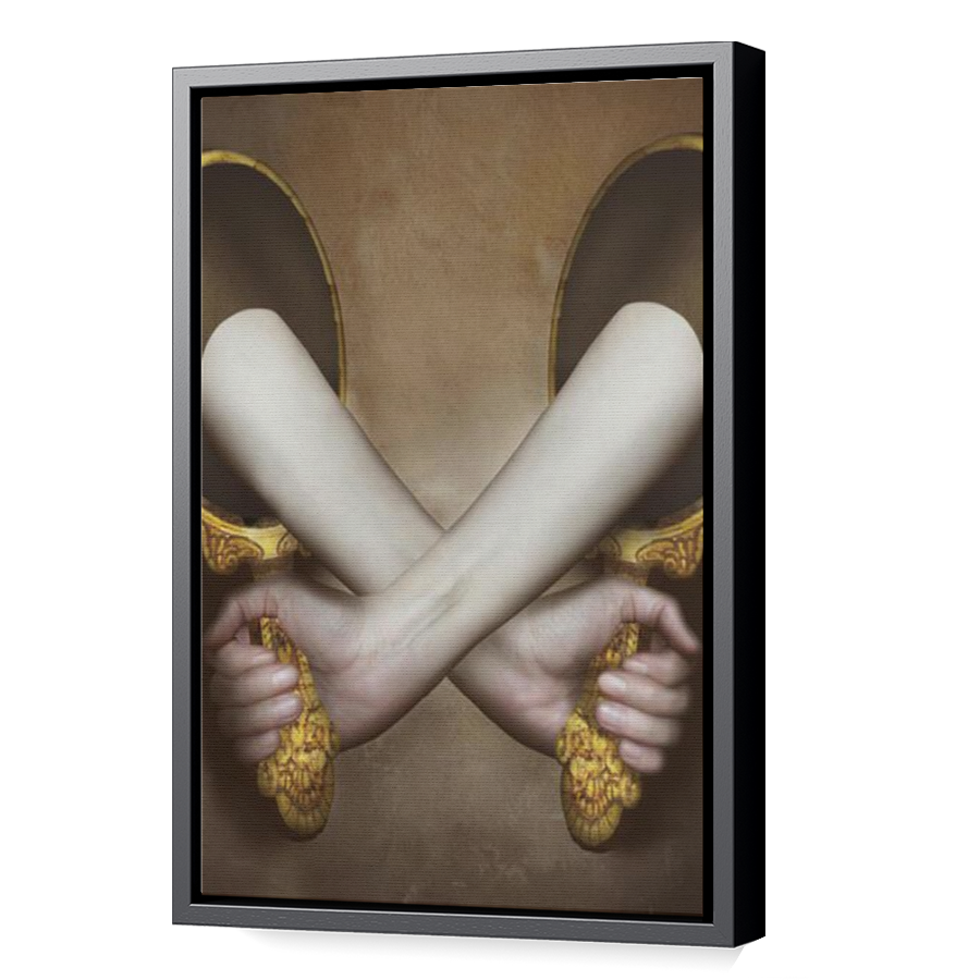 Thumbnail for Canvas - Black Floating Frame