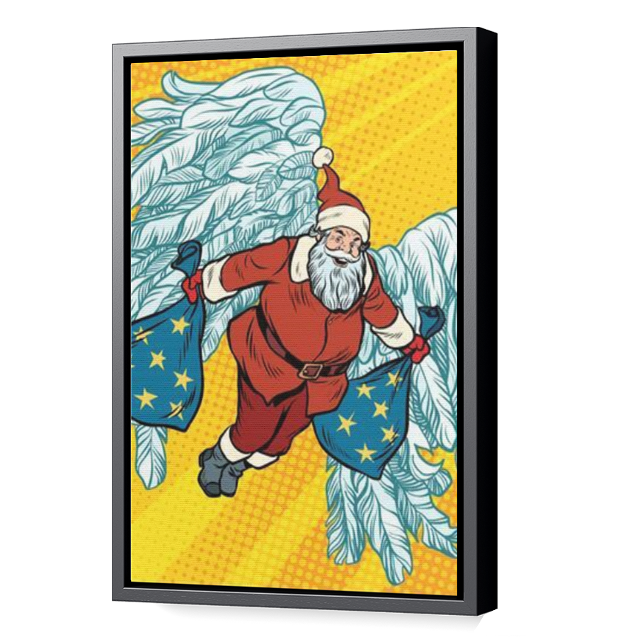 Thumbnail for Canvas - Black Floating Frame