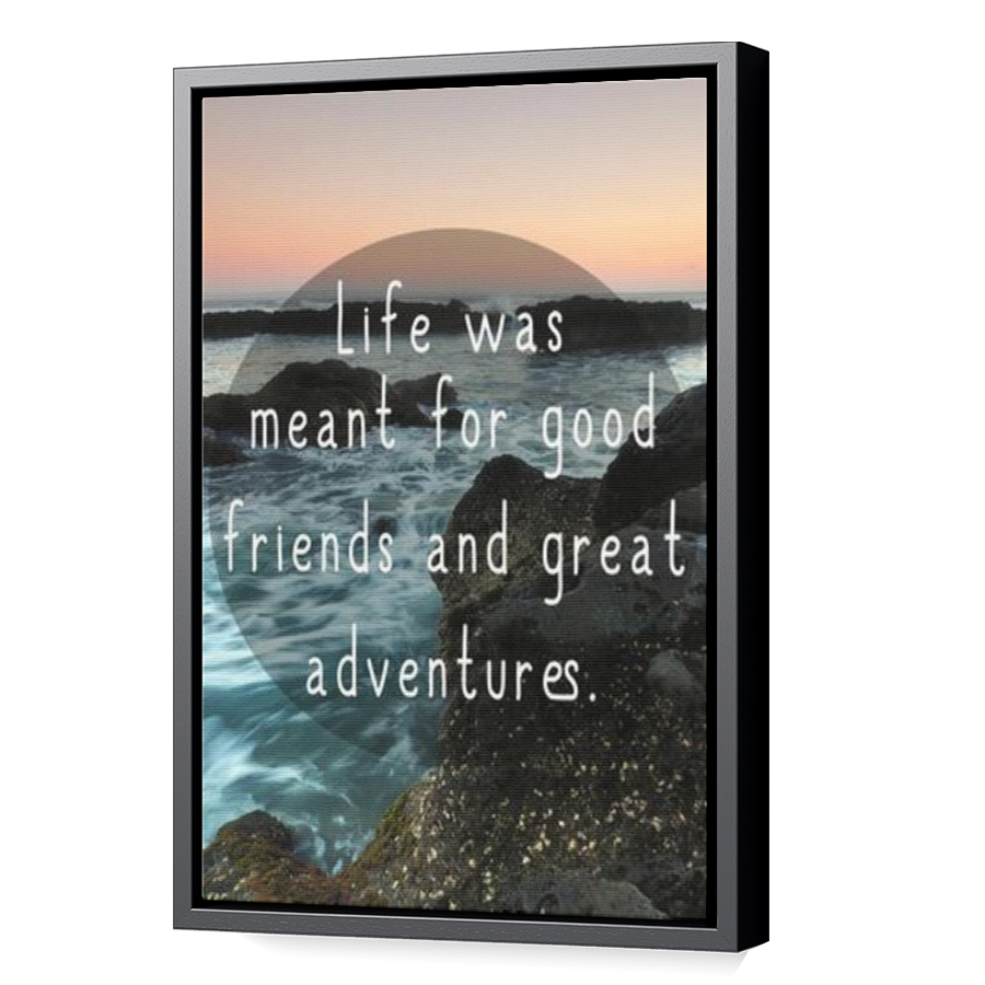 Thumbnail for Canvas - Black Floating Frame