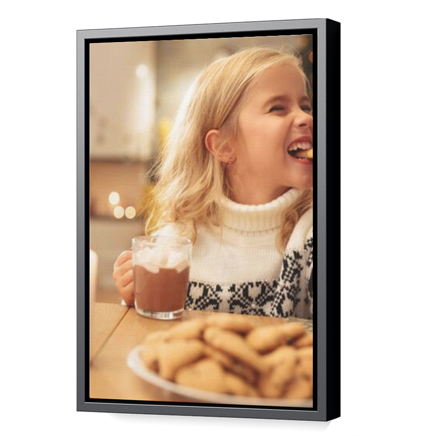 Thumbnail for Canvas - Black Floating Frame