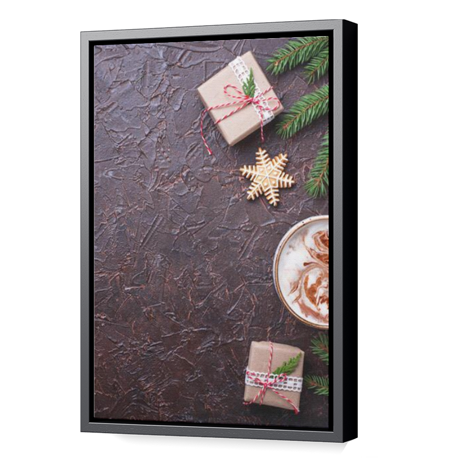 Thumbnail for Canvas - Black Floating Frame