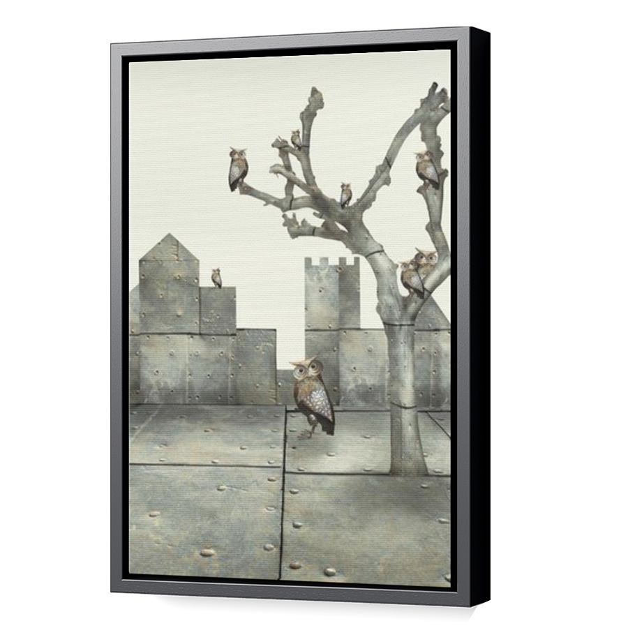 Thumbnail for Canvas - Black Floating Frame