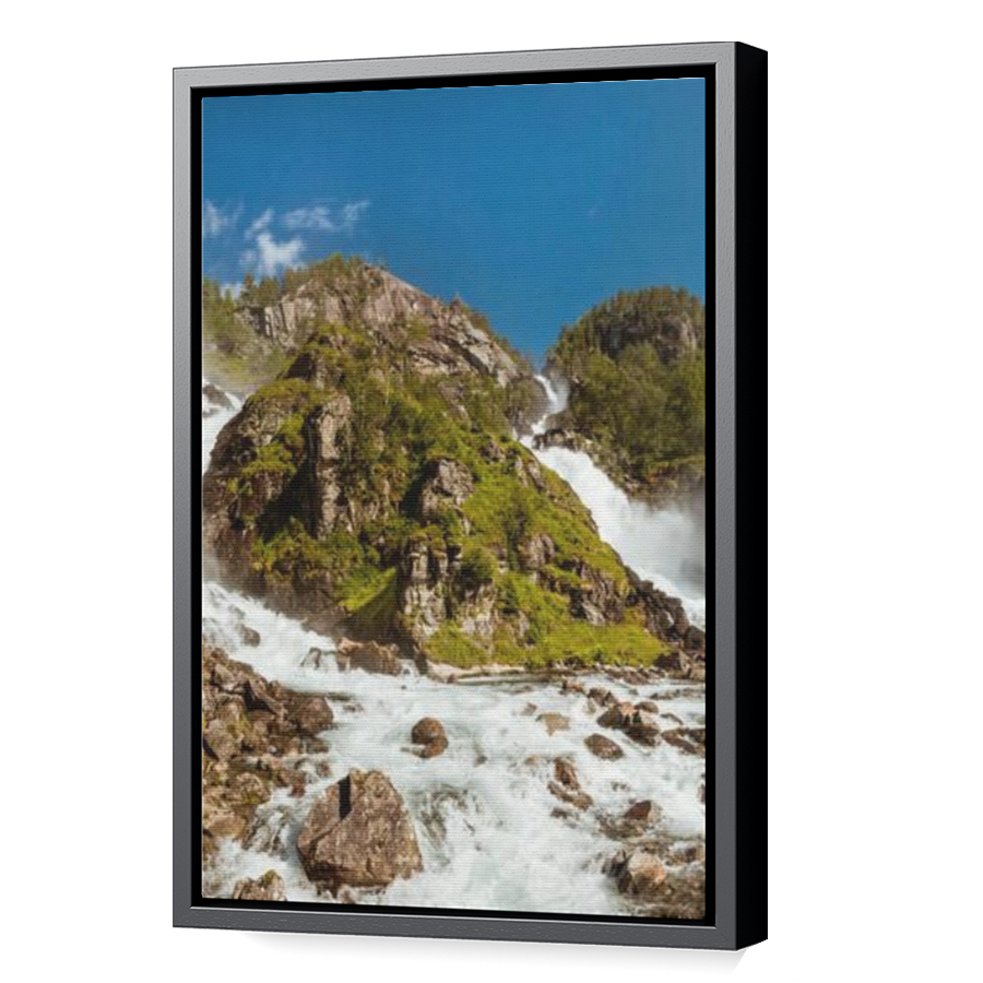 Thumbnail for Canvas - Black Floating Frame