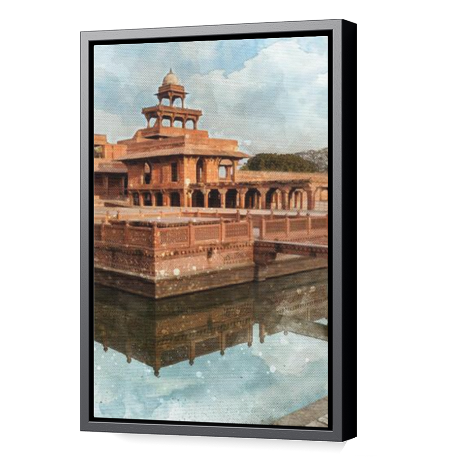Thumbnail for Canvas - Black Floating Frame