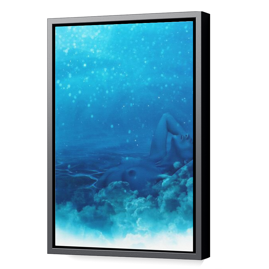 Thumbnail for Canvas - Black Floating Frame