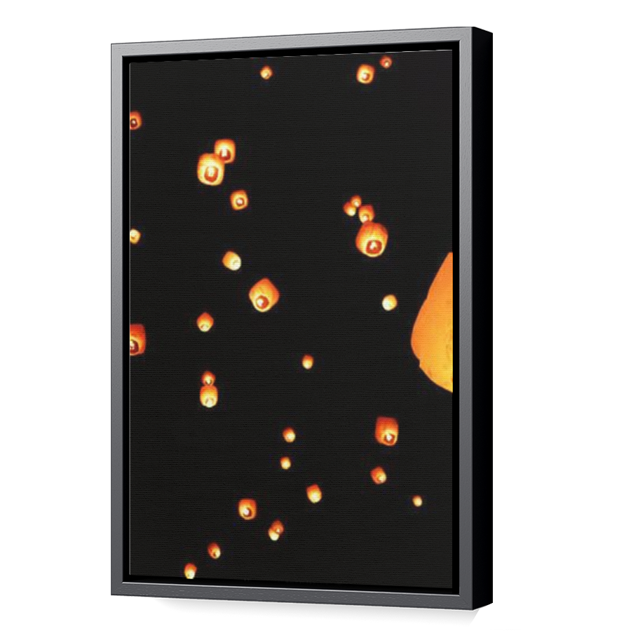 Thumbnail for Canvas - Black Floating Frame